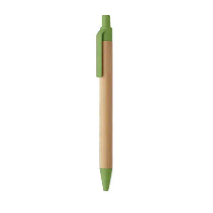 Push button ball pen in bamboo - MO2635 (MOCN#09)